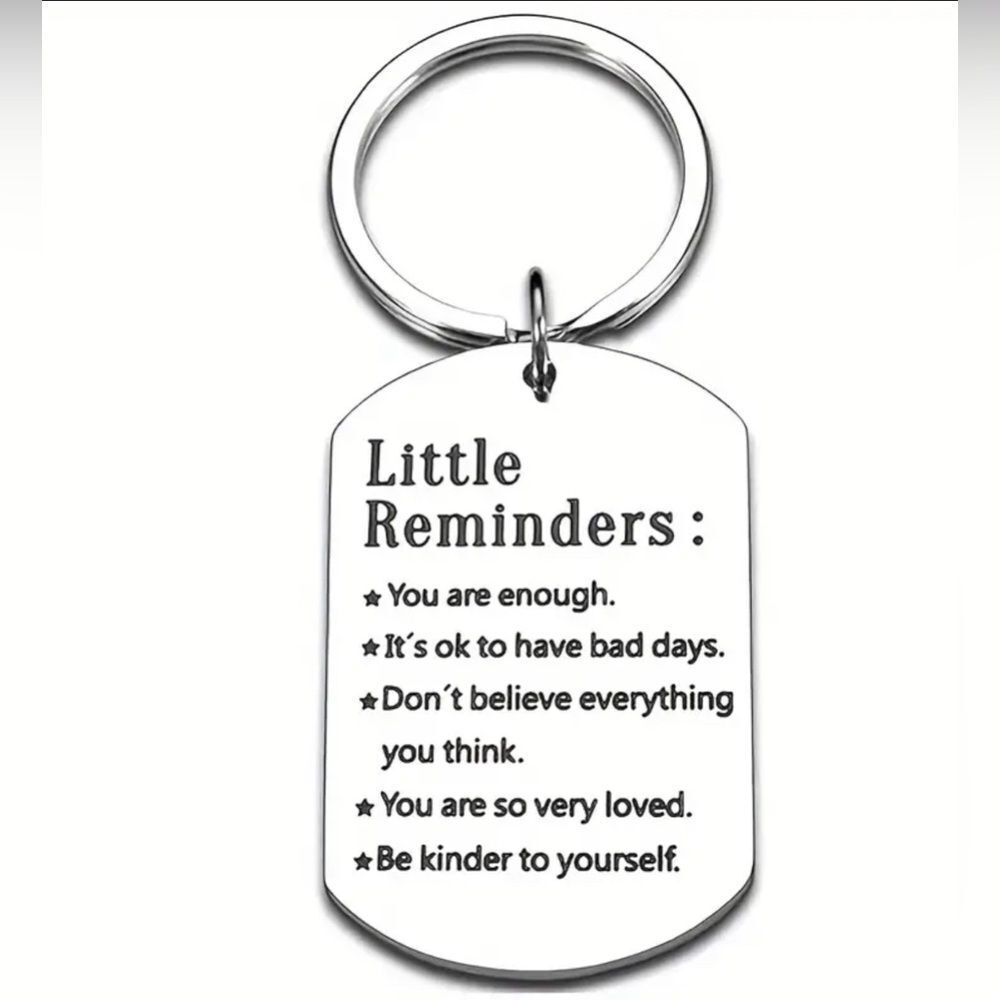 BAG CHARM  Inspirational Keychain NIP